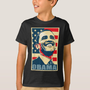 Camiseta Bandera estadounidense de Barack Obama: Demostraci