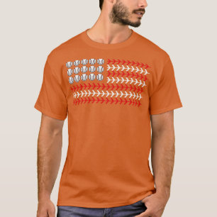Camiseta Bandera estadounidense de béisbol patriótico 10