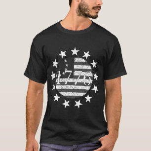 Camiseta Bandera Estadounidense De Betsy Ross 1776