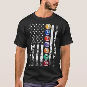 Camiseta Bandera estadounidense de Billiards Estados Unidos