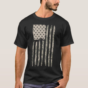 Camiseta Bandera estadounidense de camuflaje Desierto Camo 
