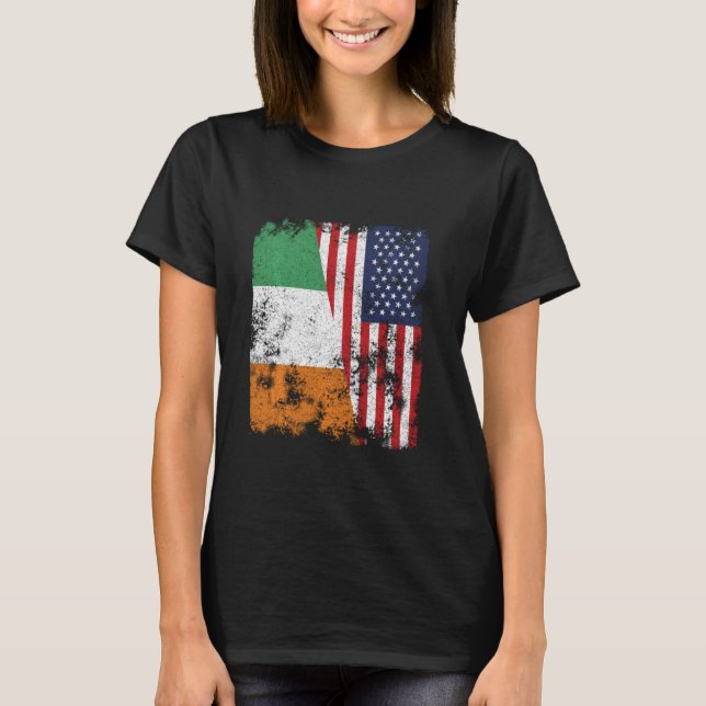 Camiseta Bandera estadounidense de Cote Divoire con problem (Anverso)