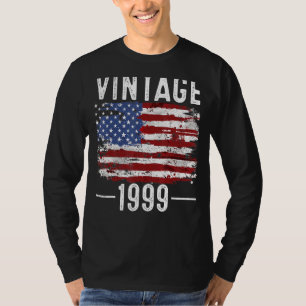 Camiseta Bandera Estadounidense de cumpleaños número 23, ba