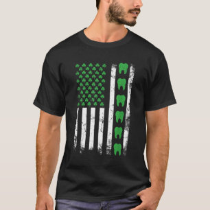 Camiseta Bandera estadounidense de Dentista Irlandés Diodon