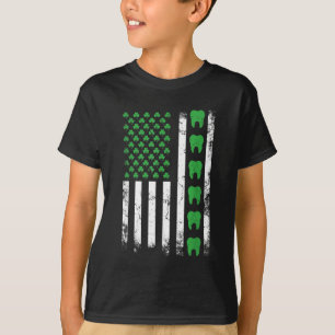 Camiseta Bandera estadounidense de Dentista Irlandés Diodon