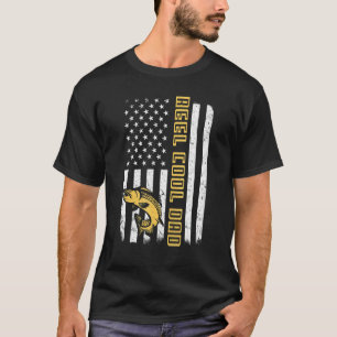 Camiseta Bandera estadounidense de EE. UU. Carrete Día Feli