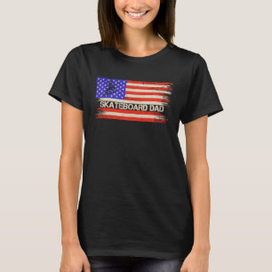 Camiseta Bandera estadounidense de época Orgullosa Patinado