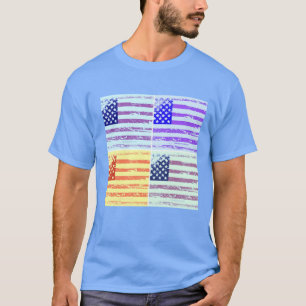 Camiseta Bandera estadounidense de Estados Unidos