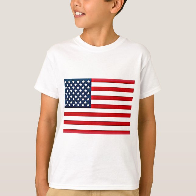 Camiseta Bandera estadounidense de Estados Unidos (Anverso)
