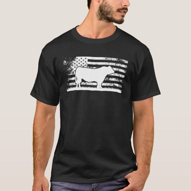 Camiseta Bandera estadounidense de Estados Unidos - América (Anverso)
