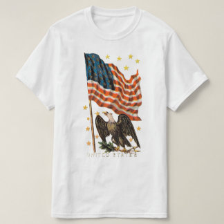 Camiseta Bandera estadounidense de Estados Unidos Estrellas