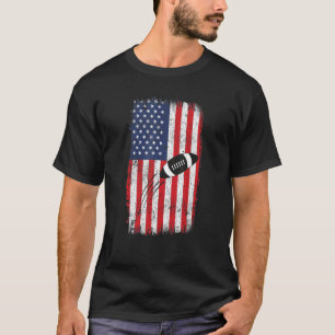Camiseta Bandera Estadounidense De Fútbol Patriótico 4 De J