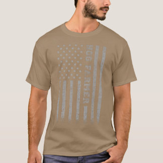 Camiseta Bandera estadounidense de ganadero