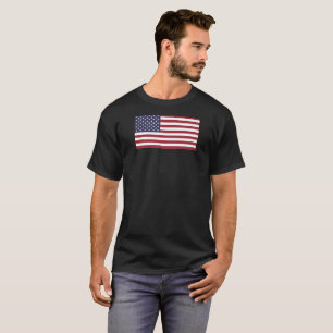 Camiseta Bandera estadounidense de gran tamaño