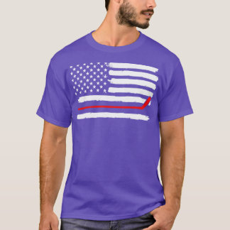 Camiseta Bandera estadounidense de hockey 1
