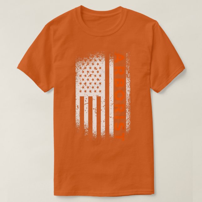 Camiseta Bandera estadounidense de hombres árabes (Diseño del anverso)