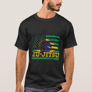 Camiseta Bandera estadounidense de Jiu Jitsu