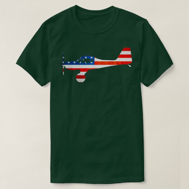 Camiseta Bandera estadounidense de KitFox (Diseño del anverso)