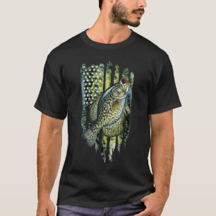 Camiseta Bandera estadounidense de la captura de rappie