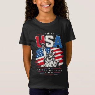 Camiseta Bandera estadounidense de la Estatua de la Liberta