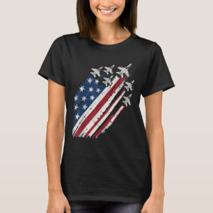 Camiseta Bandera estadounidense de la Fuerza Aérea Patrióti