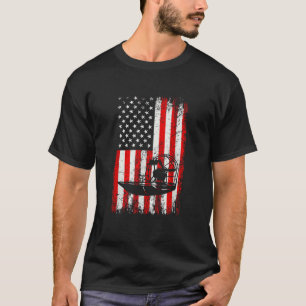 Camiseta Bandera estadounidense de la lancha aérea