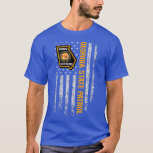 Camiseta Bandera estadounidense de la Patrulla Estatal de G