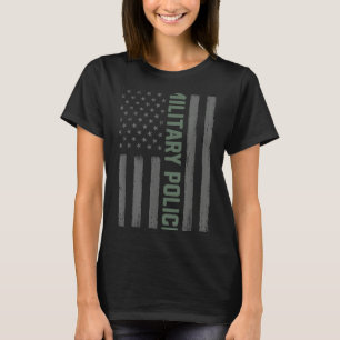 Camiseta Bandera Estadounidense De La Policía Militar - Org