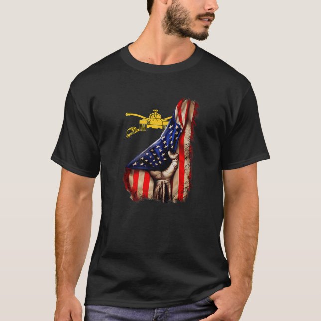 Camiseta Bandera estadounidense de la rama de armamento del (Anverso)
