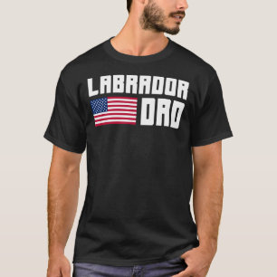 Camiseta Bandera estadounidense de Labrador
