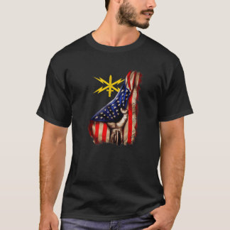 Camiseta Bandera estadounidense de los Cuerpos de Ciber Arm