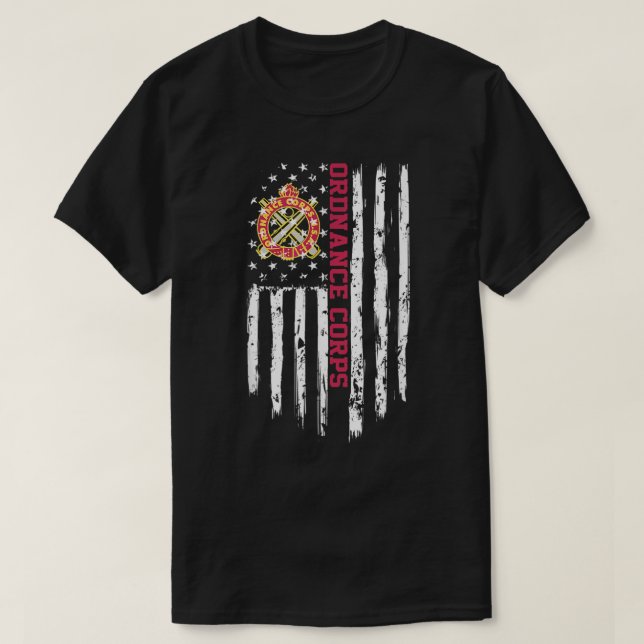 Camiseta Bandera estadounidense de los Cuerpos de Orden del (Diseño del anverso)