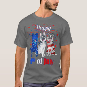 Camiseta Bandera estadounidense de los Estados Unidos Azul 