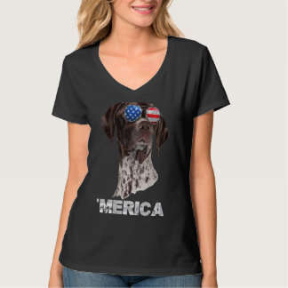 Camiseta Bandera Estadounidense De Los Estados Unidos De Co