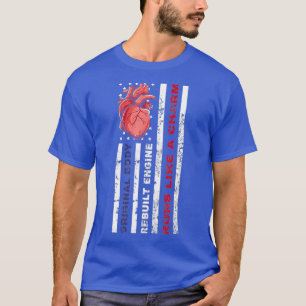 Camiseta Bandera estadounidense de los hombres - Corazón ab