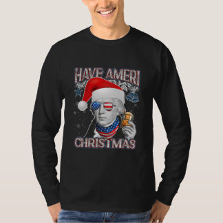 Camiseta Bandera estadounidense de los navidades James Madi