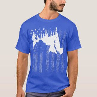 Camiseta Bandera estadounidense de Maryland