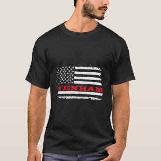 Camiseta Bandera Estadounidense De Massachusetts Wenham Usa