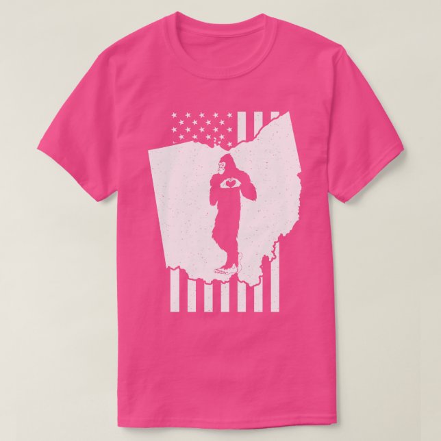 Camiseta Bandera estadounidense de Ohio (Diseño del anverso)
