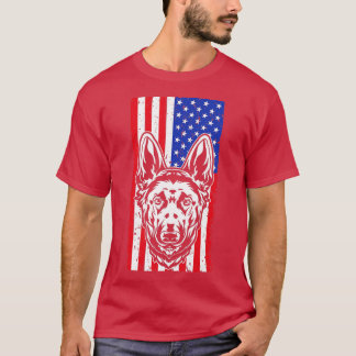Camiseta Bandera estadounidense de pastores patrióticos ale
