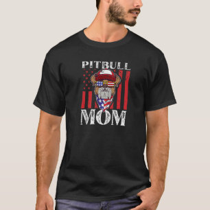 Camiseta Bandera Estadounidense De Pitbull
