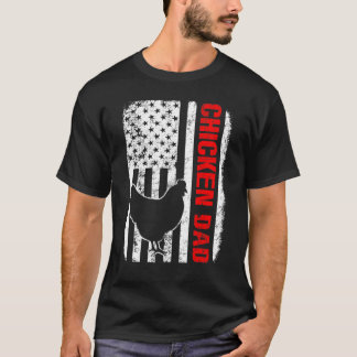 Camiseta Bandera estadounidense de pollo