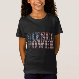 Camiseta Bandera estadounidense de potencia diesel - Regalo
