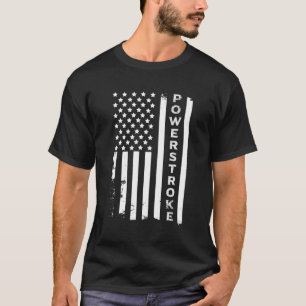 Camiseta Bandera estadounidense de Power Stroke