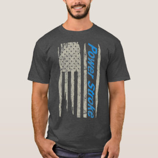 Camiseta Bandera estadounidense de Power Stroke