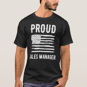 Camiseta Bandera estadounidense de Proud Sales Manager
