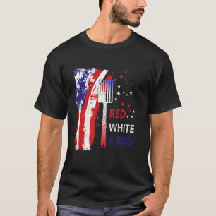 Camiseta Bandera estadounidense de Red White BQ