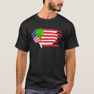 Camiseta Bandera estadounidense de remo de pellebol
