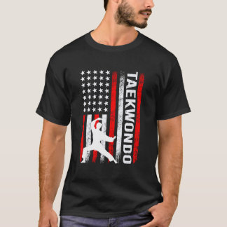 Camiseta Bandera estadounidense de Taekwondo USA | Deporte 