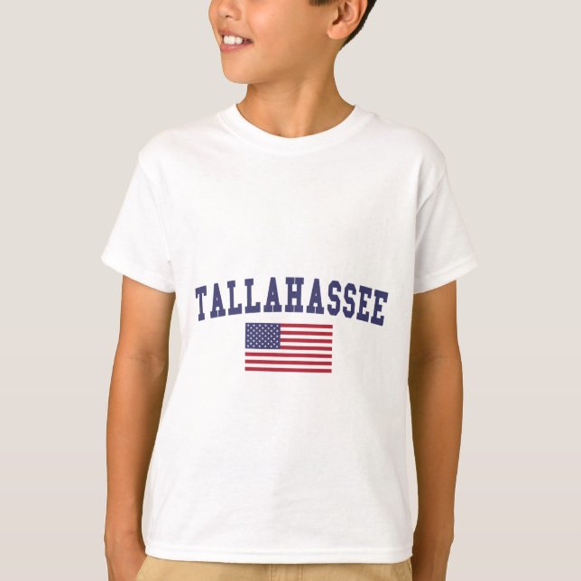 Camiseta Bandera estadounidense de Tallahassee (Anverso)